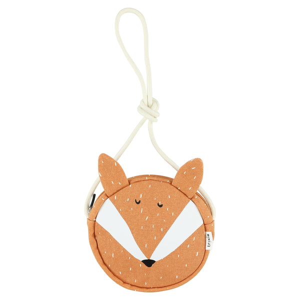 Runde Handtasche Mr. Fox aus Bamwolle für Kinder von Trixie_Ansicht von vorne