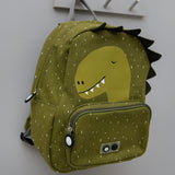 Kinderrucksack Mr. Dino aus Baumwolle von Trixie_Kindergartenrucksack aufgehängt