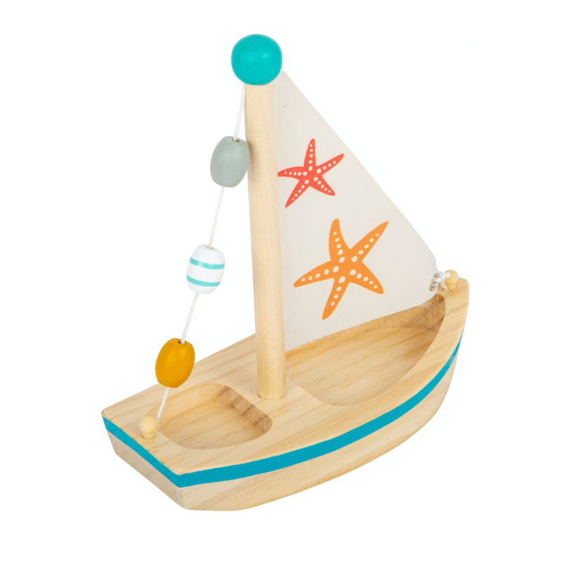 Wasserspielzeug Segelboot Seestern von Smallfoot_Seitenansicht von hinten