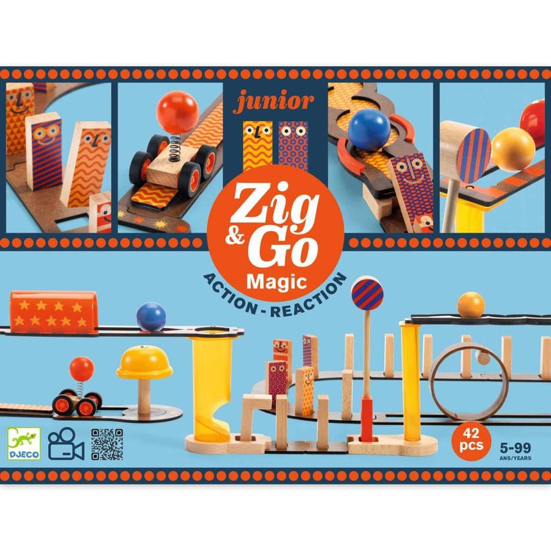 Zig & Go Junior Magic Kettenreaktionsspiel von Djeco_42 Teile
