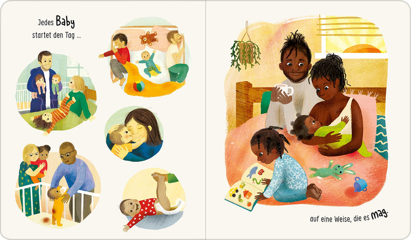 Pappbilderbuch Babys - so bunt ist unser Tag von Frann Preston-Gannon_Penguin Junior_Seitenansicht2