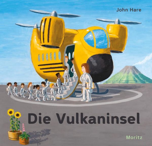 Bilderbuch "Die Vulkaninsel" von John Hare_Moritz Verlag_Buchcover