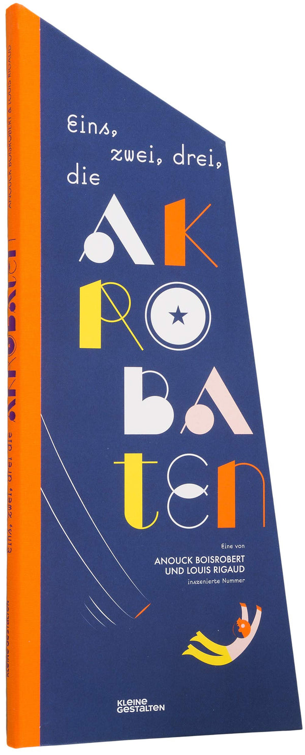 Pop-up-Buch "Eins, zwei, drei, die Akrobaten!" von Anouck Boisrobert und Louis Rigaud_Kleine Gestalten Verlag_Buchcover