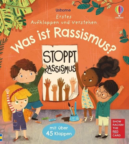 Bilderbuch "Erstes Aufklappen und Verstehen: Was ist Rassismus?"_Usborne_Buchcover