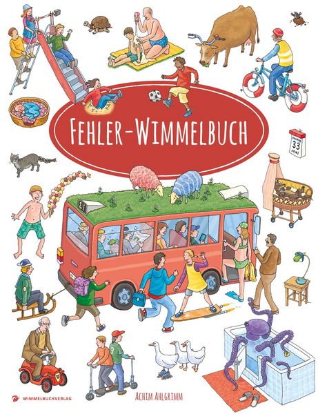 Wimmelbuch "Fehler Wimmelbuch ab 2 Jahre" von Achim Ahlgrimm_Adrian & wimmelbuchverlag_Buchcover