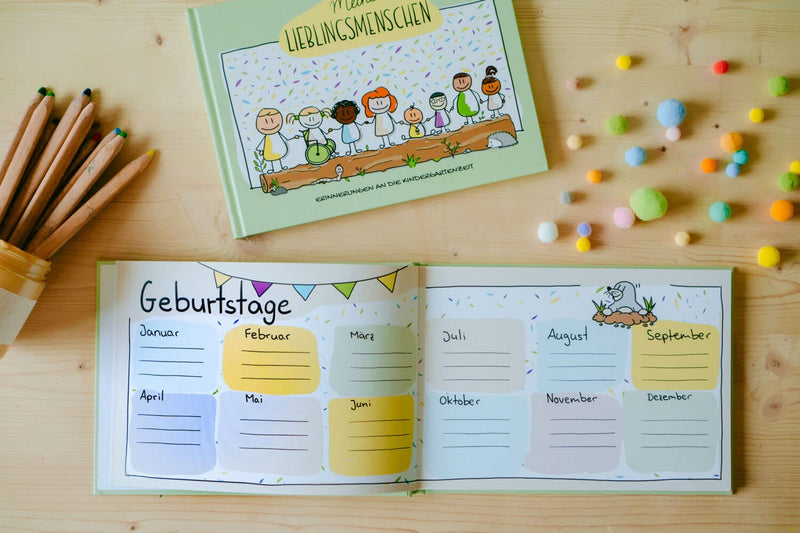 Freundschaftsbuch "Meine Lieblingsmenschen - Erinnerungen an die Kindergartenzeit" von Sara Pierbattisti-Spira_Seitenansicht3