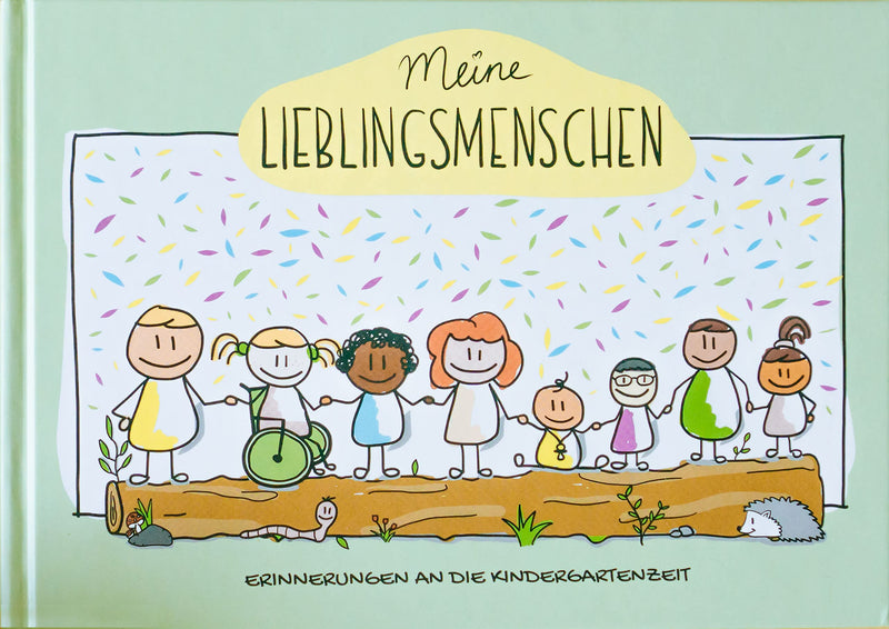 Freundschaftsbuch "Meine Lieblingsmenschen - Erinnerungen an die Kindergartenzeit" von Sara Pierbattisti-Spira_Buchcover