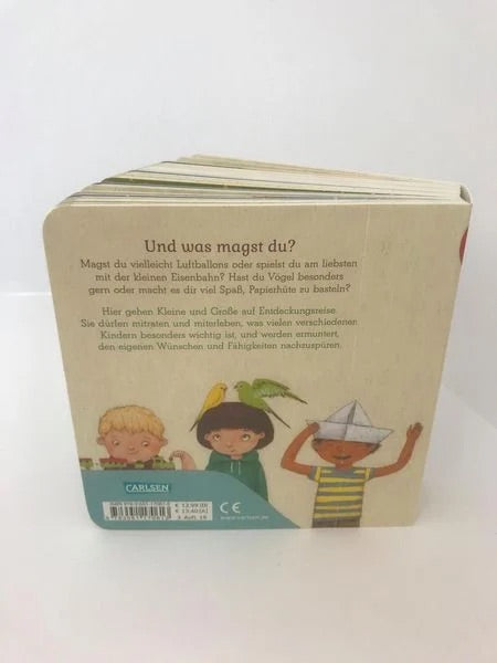 Pappbilderbuch "Ich mag ... schaukeln, malen, Fußball, Krach" von Constanze von Kitzing_Carlsen Verlag_Rückseite