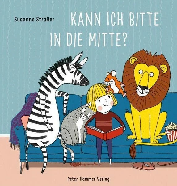 Pappbilderbuch "Kann ich bitte in die Mitte?" von Susanne Straßer_Peter Hammer Verlag_Buchcover