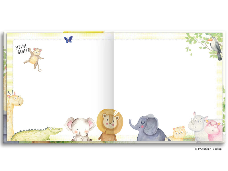 Freundebuch "Kindergartenfreunde – Ein Album für meine ersten Freunde" von Pia Loewe_PAPERISH Geschenkbuch_Seitenansicht 4