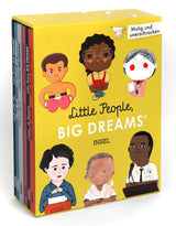 Geschenkbox "Little People, Big Dreams: Mutig und unerschrocken" von María Isabel Sánchez Vegara_Insel Verlag_Geschenkbox vordere Ansicht