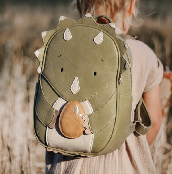 Little Who Kinderrucksack Dinosaurier Oskar mit Ei Patch