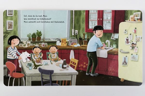 Pappbilderbuch "Maxi, beeil dich!" von Danielle Graf, Katja Seide und Günther Jakobs_Beltz & Gelberg_Seitenansicht 1