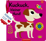 Fühlbuch "Mein Filz-Fühlbuch: Kuckuck, kleiner Hund!" von Ingela Arrhenius_Coppenrath Verlag_Buchcover 2