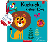 Fühlbuch "Mein Filz-Fühlbuch: Kuckuck, kleiner Löwe!" von Ingela Arrhenius_Coppenrath Verlag_Buchcover