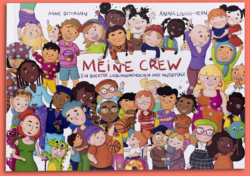 Freundebuch "Meine Crew. Das diverse Freund*innenbuch" von Anne Dittmann und Anna Lisicki-Hehn_Buchcover