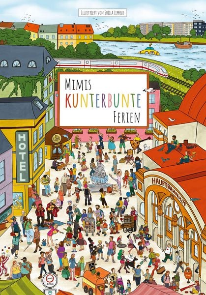 Wimmelbuch "Mimis kunterbunte Ferien" von ulila Verlag_Buchcover