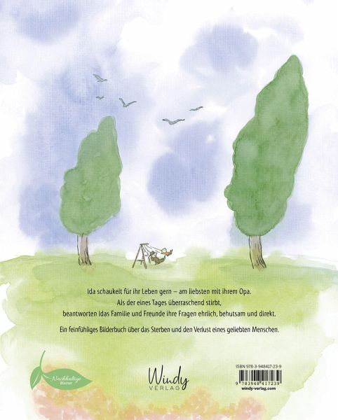 Bilderbuch "Opa hat seinen Hut vergessen" von Elena Berz und Marine Ludin_Windy Verlag_Rückseite