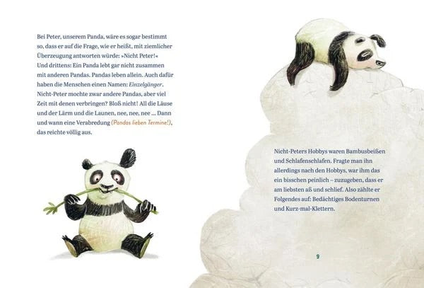 Vorlesebuch "Panda-Pand. Wie die Pandas mal Musik zum Frühstück hatten" von Saša Stanišić und Günther Jakobs_Carlsen Verlag_Seitenansicht 2