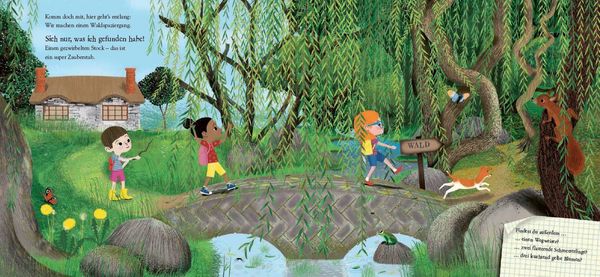 Sachbilderbuch "Schau dich um in der Natur - Der Wald" von Moira Butterfield und Jesús Verona_Penguin Junior_Seitenansicht 1