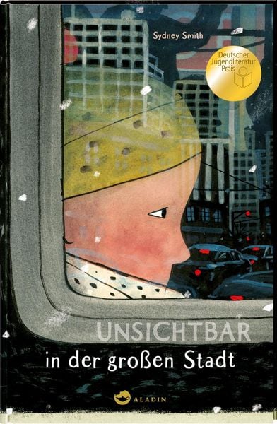 Bilderbuch "Unsichtbar in der großen Stadt" von Sydney Smith_Aladin Verlag_Buchcover