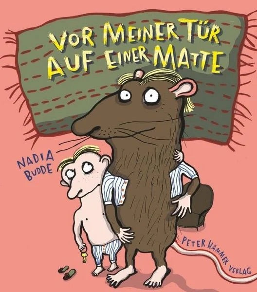 Bilderbuch "Vor meiner Tür auf einer Matte" von Nadia Budde_Peter Hammer Verlag_Buchcover