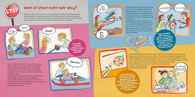 Kindersachbuch "Warum gibt es eigentlich Streit?" von Sandra Grimm und Lena Ellermann_Carlsen Verlag_Seitenansicht 5