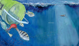 Bilderbuch "Yoshi und das Meer. Die unglaubliche Reise einer Meeresschildkröte" von Lindsay Moore_CalmeMara Verlag_Seitenansicht 3